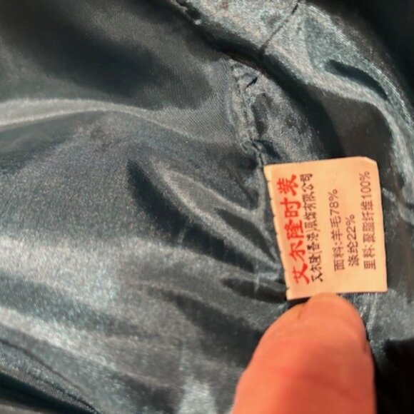 Elegant Turquoise Jacket - Picture 6 of 9